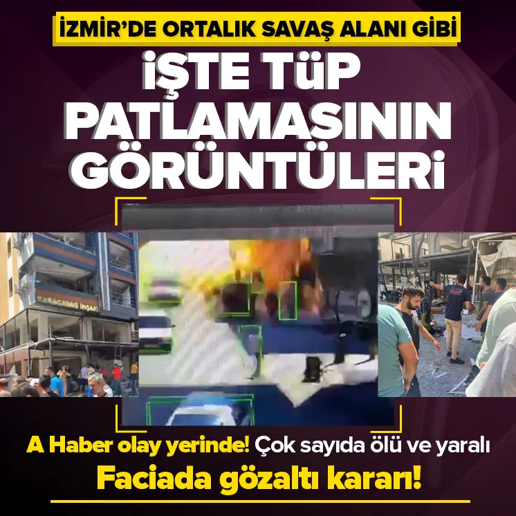 İzmir Torbalı’da tüp patlaması
