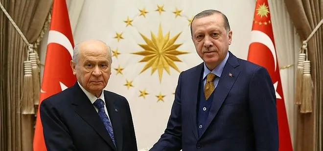 İttifak çalışmalarında Cumhurbaşkanı Erdoğan’a sunum