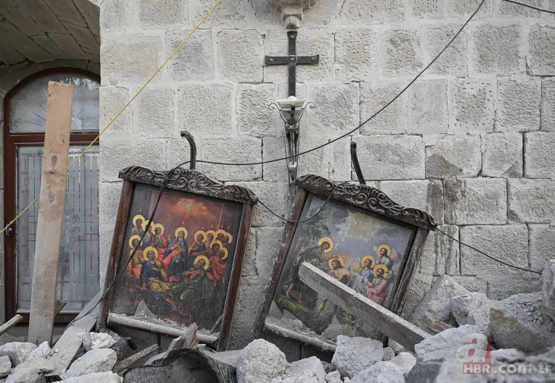 Hatay'daki yıkım Antakya Kalesi'nden görüntülendi 12