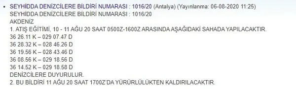 Savaş gemileri Akdeniz’e iniyor! Türkiye yeni Navtex ilan etti...