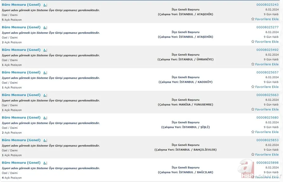 KPSS puanı olmayanlar için fırsat! İŞKUR üzerinden lise mezunu 1.181 kişilik istihdam açıklandı! İşte İlanlar… 10