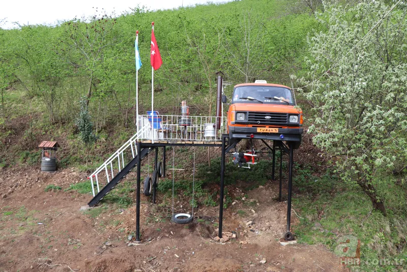 Karadeniz zekasını konuşturdu! Kızları ağaç ev isteyince… 9