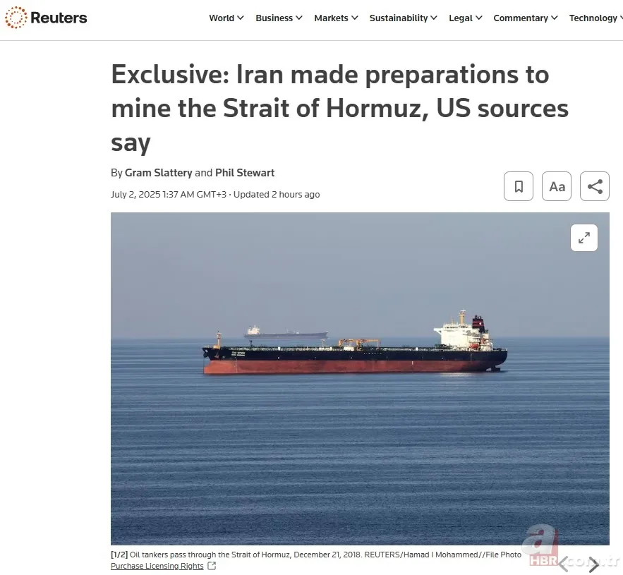 ABD istihbaratı sızdırdı: İran'dan ateşkes sonrası Hürmüz Boğazı hamlesi! 2