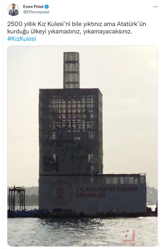 Sosyal medyada yeni algı operasyonu: Kız Kulesi yıkıldı! Provokatörler yine devrede | İşte Kız Kulesi gerçeği 5