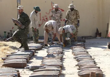 Libya'da önemli gelişme! 10 ton patlayıcı imha edildi