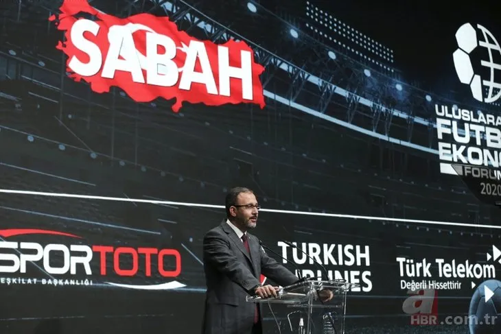 Gençlik ve Spor Bakanı Muharrem Kasapoğlu, Sabah Gazetesi’nin düzenlediği forumda konuştu