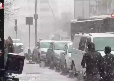 İstanbul’da kar yağışı etkili oluyor