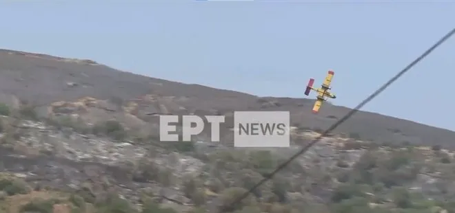 Son dakika | Yunanistan’da yangın söndürme uçağı düştü