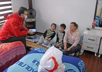 Koca şiddetine dayanamayan kadın Türkiye'ye sığındı