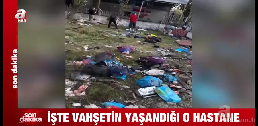 İşte KATİL İSRAİL'İN vurduğu vahşetin yaşandığı O HASTANE! Patlamanın şiddeti gün ağarınca ortaya çıktı 1