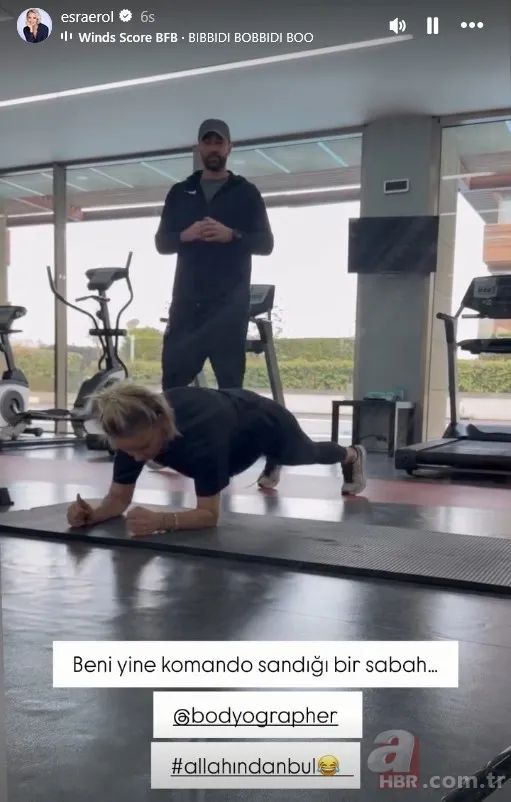 Esra Erol'un spor rutini: "Beni komando sandı" 3