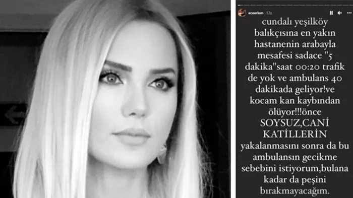 Şafak Mahmutyazıcıoğlu cinayetinde Ece Erken’in ’ambulans geç geldi’ iddiasına yalanlama! Açıklama İstanbul İl Sağlık Müdürlüğü’nden geldi