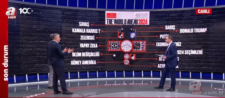 The Economist'in 2024 kapağı ne mesaj veriyor? Dünyayı 2024'te ne bekliyor? Kaosun resmi mi? 8