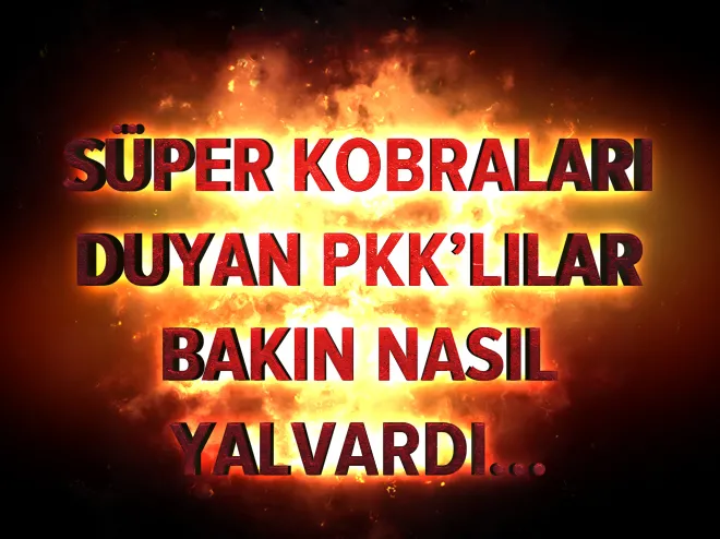 Süper Kobraları duyan PKK’lılar telsiz ile yalvardı!