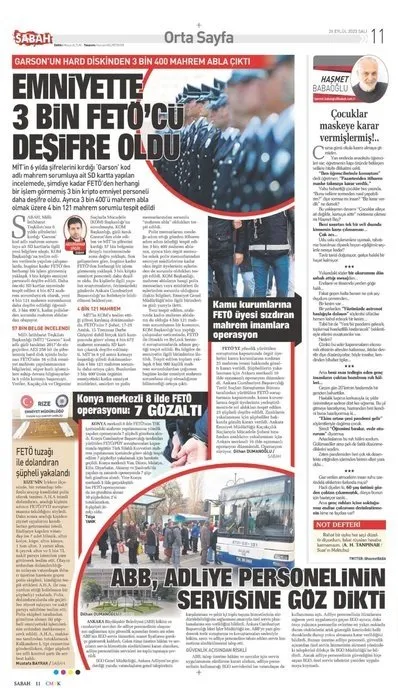 FETÖ’nün 11 maddelik ihanet kriteri! İşte ’Garson’un hard diskinden çıkanlar