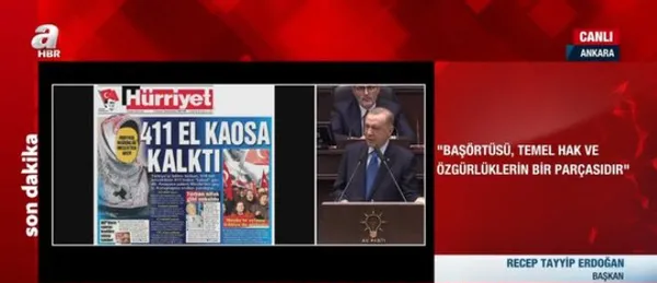 Son dakika: AK Parti Grup Toplantısı | Başkan Erdoğan Kılıçdaroğlu’na seslendi: Başörtüsünü anayasa ile çözelim