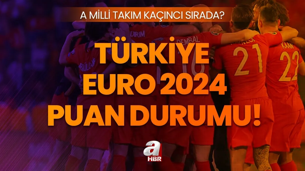 TÜRKİYE PUAN DURUMU EURO 2024 ⚽ A Milli takım puanı kaç? Türkiye