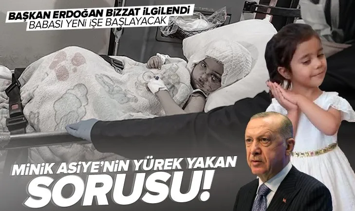 Pitbullun saldırdığı minik Asiye Ateş’in yürek yakan sorusu! Babası yeni işe başlayacak