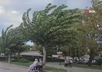 Balıkesir Bandırma'da fırtına etkili oldu