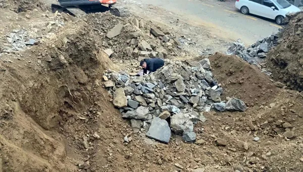 Kağıthane'de şoke eden olay! Kazı çalışmalarında kafatası ve iskelet bulundu - 5