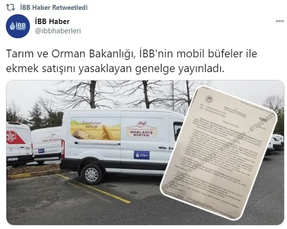 Bakanlık 'İBB'nin ekmek satışı kaldırılıyor' haberini yalanladı - 2