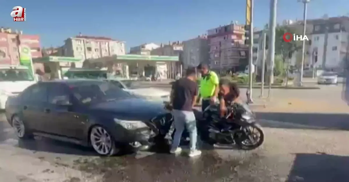 Ankara’da art arda trafik kazası: 1 yaralı