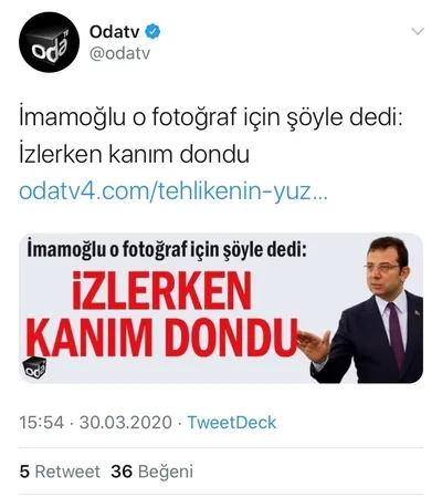 Oda TV Fazilet Durağı yalanını 11 defa haber yapmış!