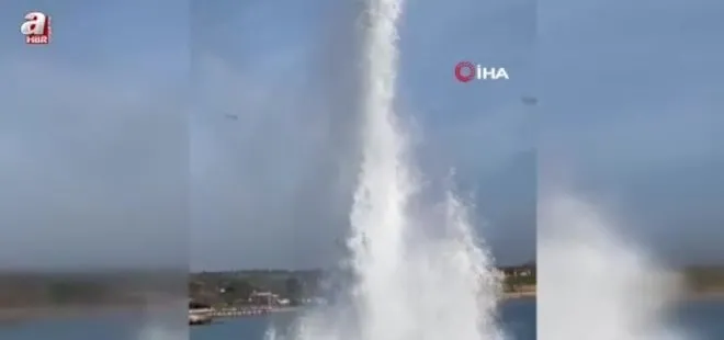 Çanakkale’de denizde bulunan mayın imha edildi