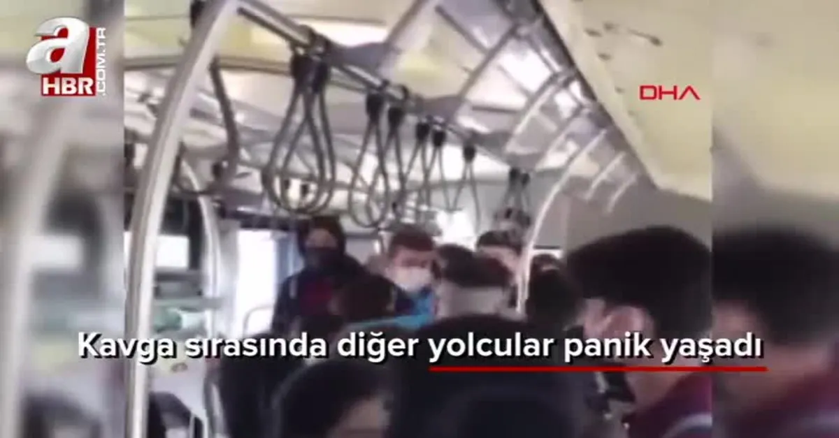Belediye otobüsünü birbirine kattılar