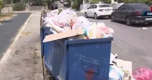 İşçiler grevde! Çöp yığınları oluştu