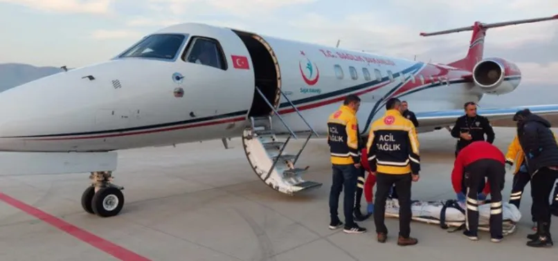 Sağlık Bakanlığı'nın uçak ambulansı umuda uçtu