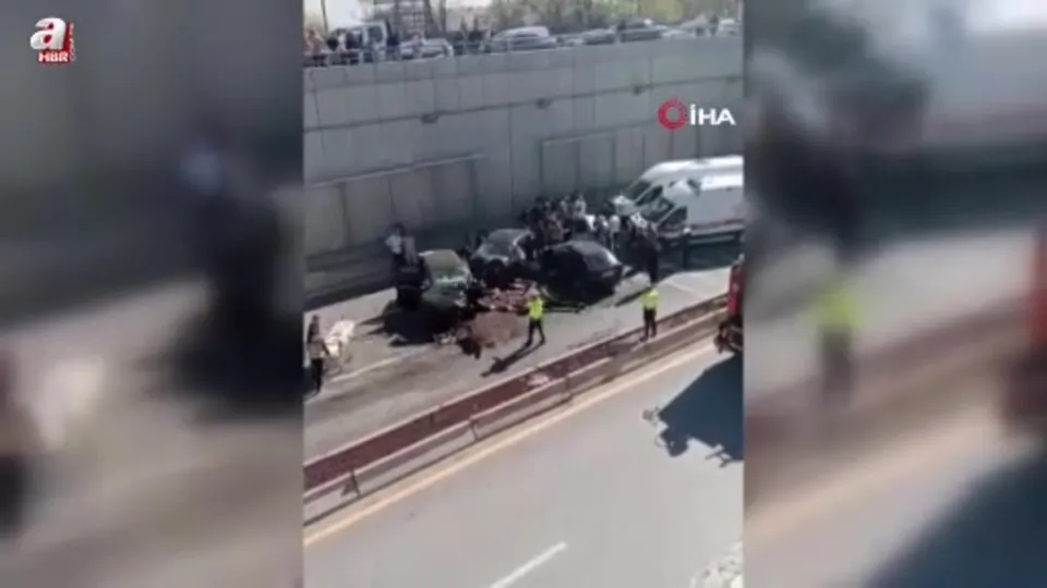 Ankara’da zincirleme trafik kazası