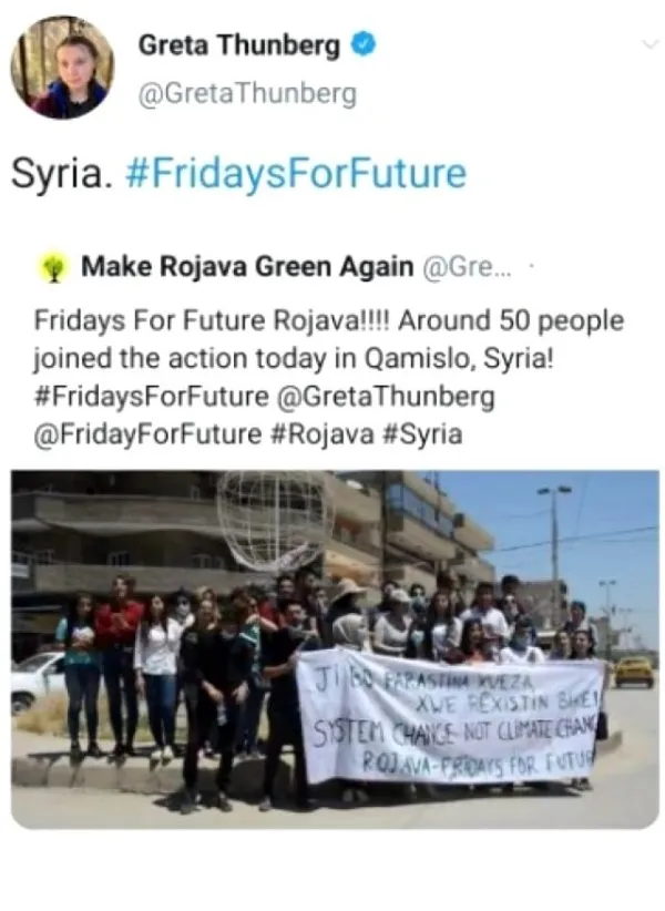 Greta Thunberg’ten provokasyon: Örgütün sözcülüğüne girişti