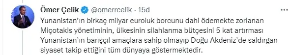 AK Parti Sözcüsü Ömer Çelik'ten Miçotakis'e: Cumhurbaşkanımız Erdoğan’ı hedef almasını kınıyoruz - 6