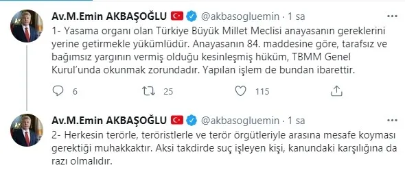 HDP'ye açılan kapatma davasıyla ilgili destekler çığ gibi büyüyor - 1