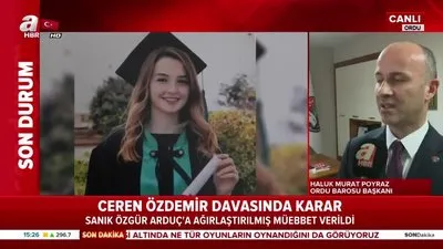 Ceren Özdemir’in avukatı A Haber’e konuştu!