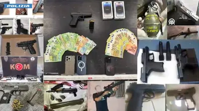 İşte ele geçirilen para ve silahlar