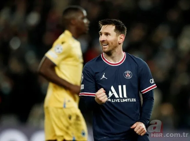 Lionel Messi ve Kylian Mbappe tarihe geçti! PSG Paris Saint-Germain - Club Brugge maçında tarihi olay