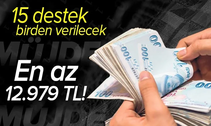 Kadınlara 15 destek birden: En az 12.979 TL ödenecek