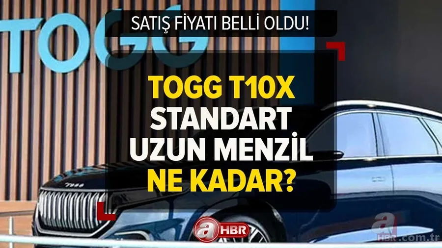 TOGG menzil ne kadar? Kaç dakikada şarj oluyor, kaç km hız yapıyor? TOGG T10X (C-SUV) standart uzun menzil özellikleri 1