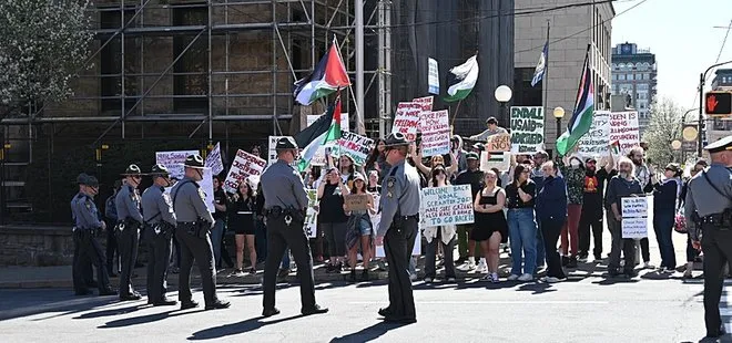 Joe Biden’a doğup büyüdüğü Scranton kentinde Filistin protestosu: Saklanamazsın!
