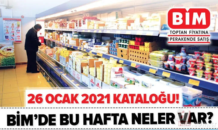 BİM 26 Ocak 2021 Aktüel ürünler kataloğu: Bu hafta kahvaltılık ürünler dikkat çekiyor! İşte güncel liste 1