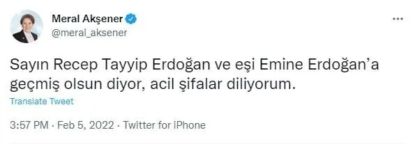 Başkan Recep Tayyip Erdoğan’ın koronavirüs testi pozitif çıktı