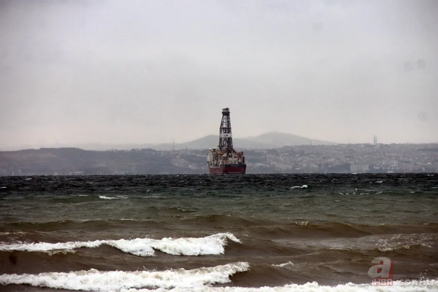 Türkiye'nin yeni sondaj gemisi Yalova açıklarında 2
