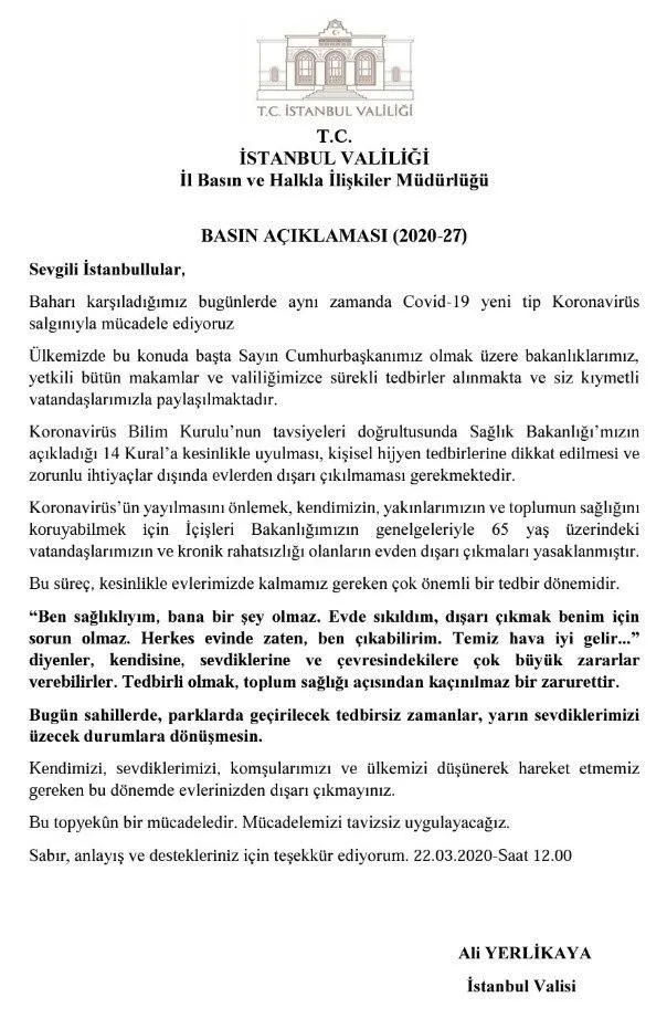 Son dakika | İstanbul Valiliği'nden flaş uyarı: Evlerinizden çıkmayın - 2