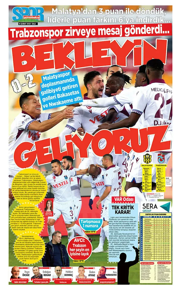 Trabzonspor zirve yarışına ortak oldu yerel medya İstanbul'a mesaj verdi - 5