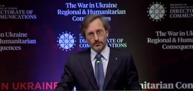 Son dakika: İletişim Başkanı Fahrettin Altun’dan Ukrayna’da Savaş Konferansı’nda önemli açıklamalar: Diplomatik çabalarımız sürecek