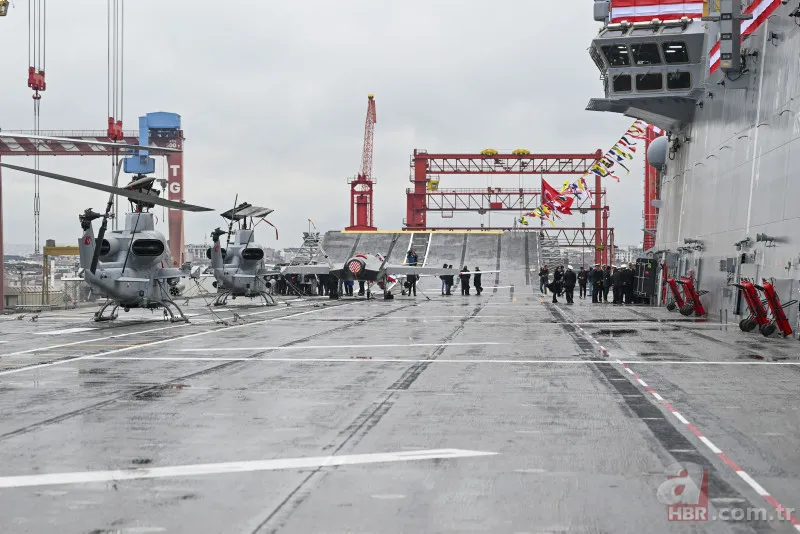 Dünyanın ilk SİHA gemisi TCG Anadolu Yunan basınında! Mavi Vatan'ı titreten büyük pazartesi 21