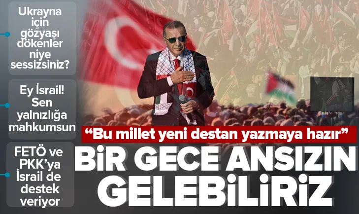 Ümmet sesini İstanbul’dan yükseltti!