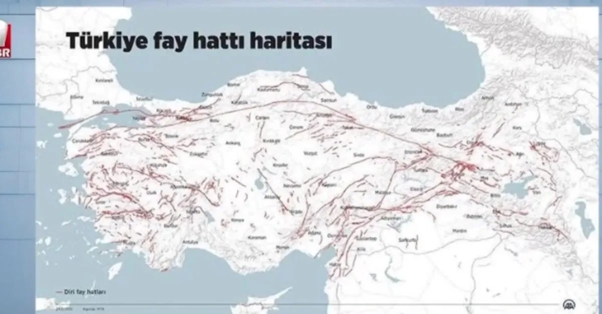 45 ilde 485 diri fay hattı tespit edildi! Harita güncellendi